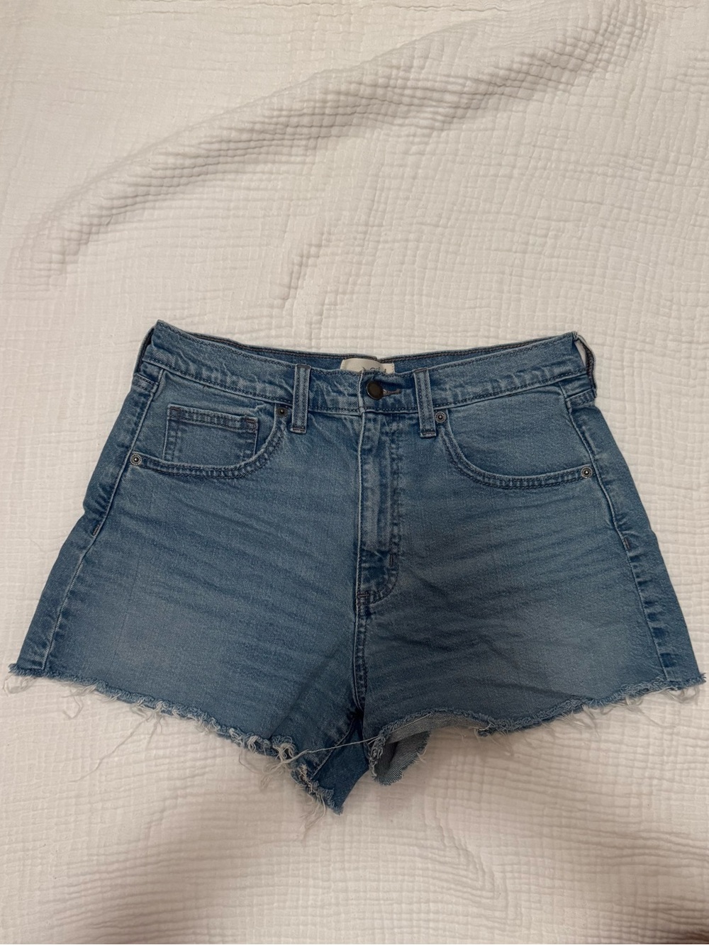 Universal Thread Light Blue Raw-Hem Denim Shorts